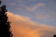 Clouds and Plane