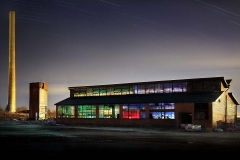 Carpenter Shop at Night