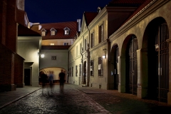 Krakow Street at Night